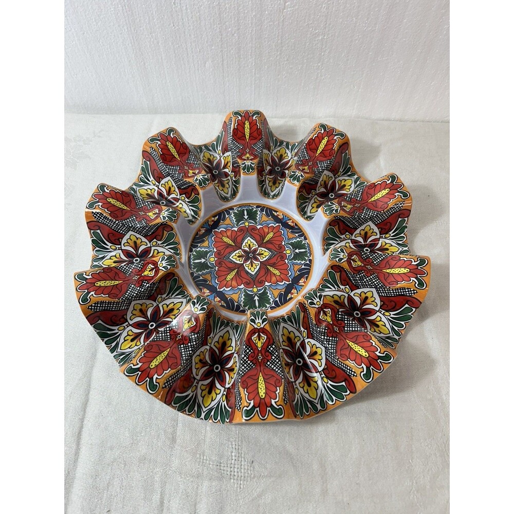 Prepara 12" Taco Carousel Melamine Taco Holder Serving Tray Holds 10 Tacos Taco